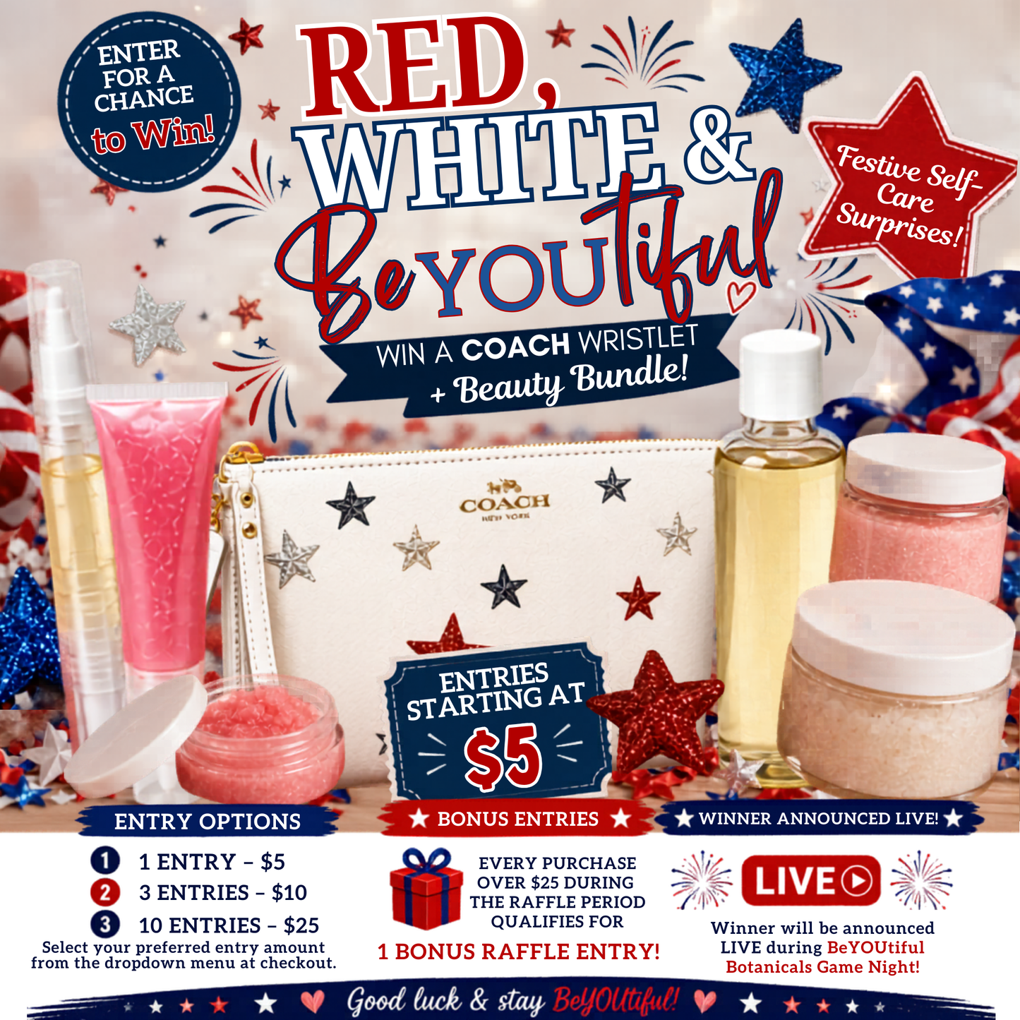 Red, White & BeYOUtiful