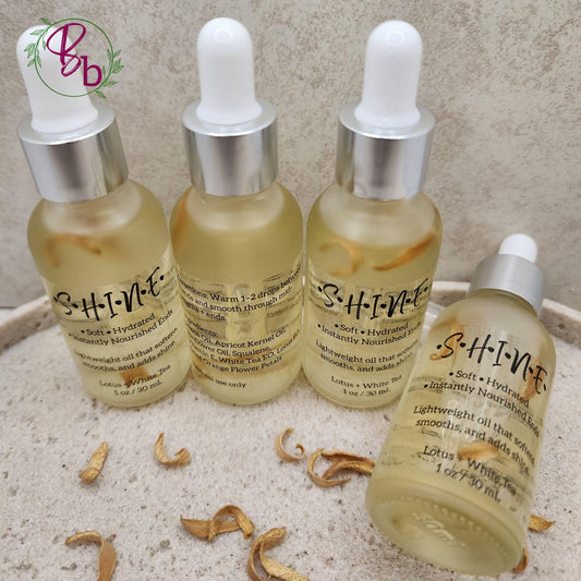 SHINE Hair Oil | Lightweight Frizz Control | Lotus White Tea