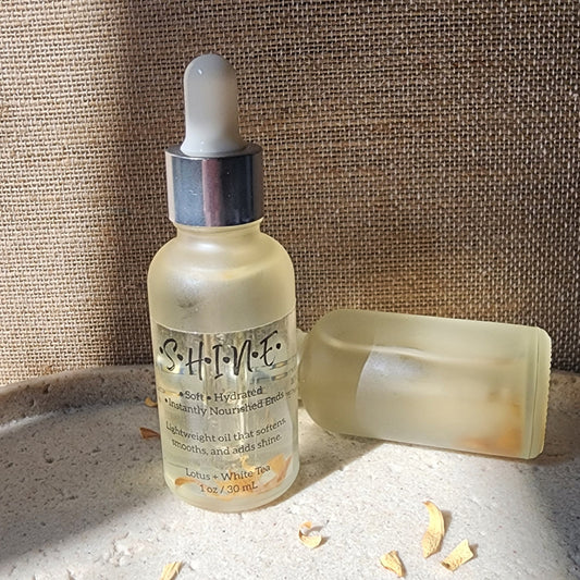 SHINE Hair Oil | Lightweight Frizz Control | Lotus White Tea