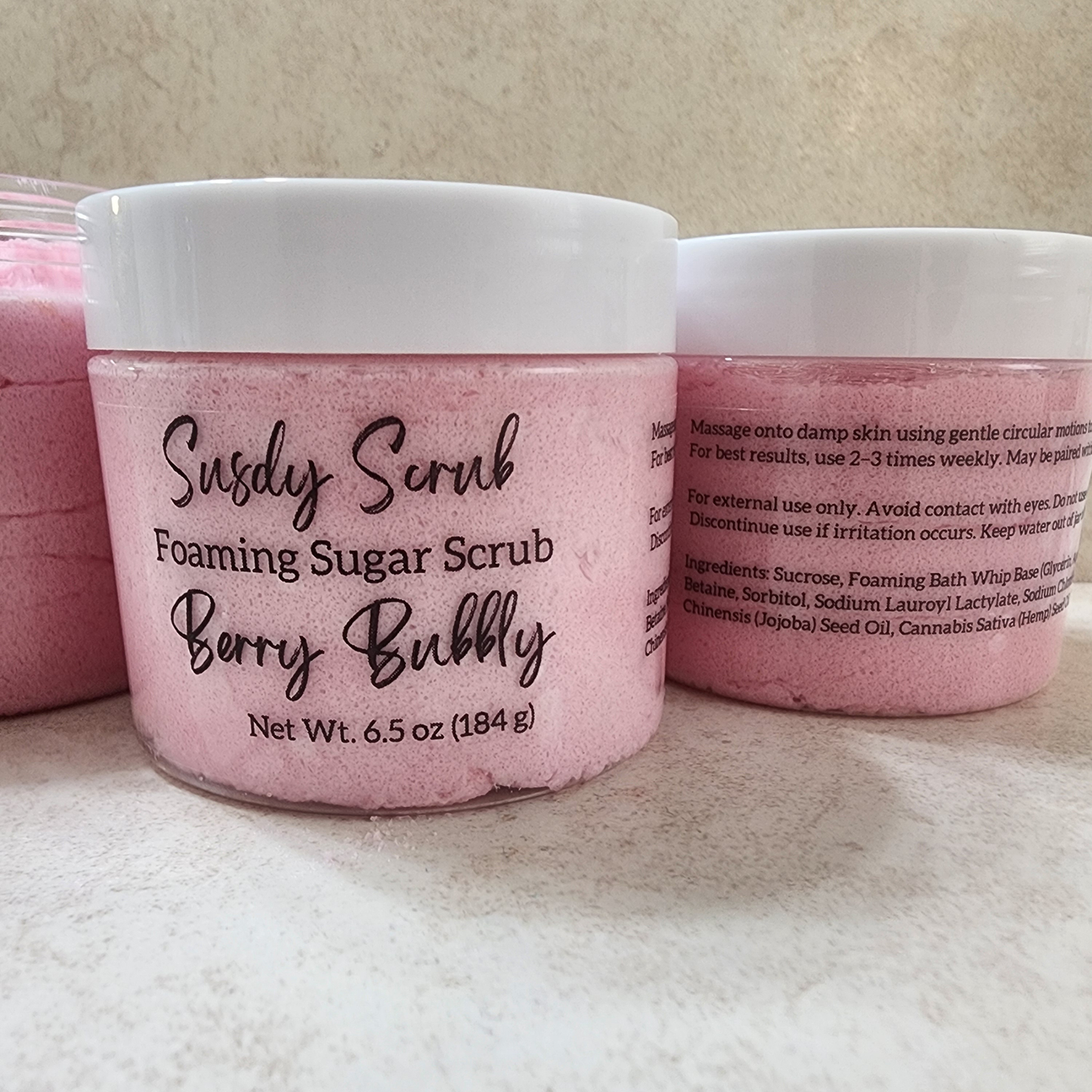 Berry Bubbly Sudsy Scrub Foaming Sugar Scrub Limited Edition